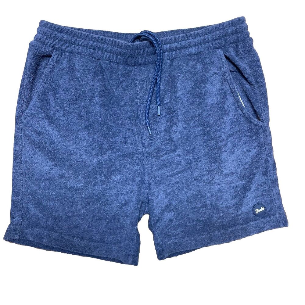 Franks Terry Shorts, Navy Size Small